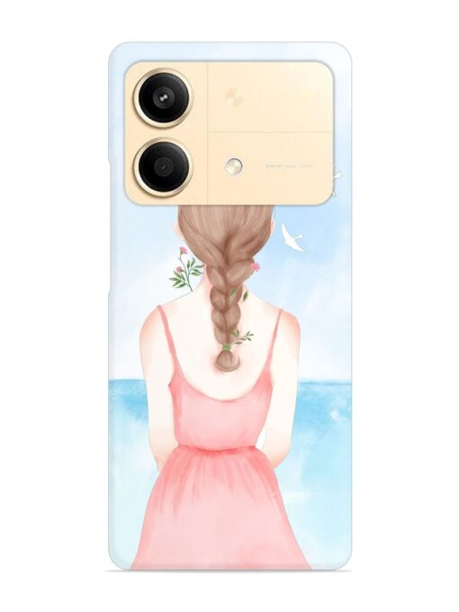 Watercolor Girl Vector Snap Case for Poco X6 Neo (5G)