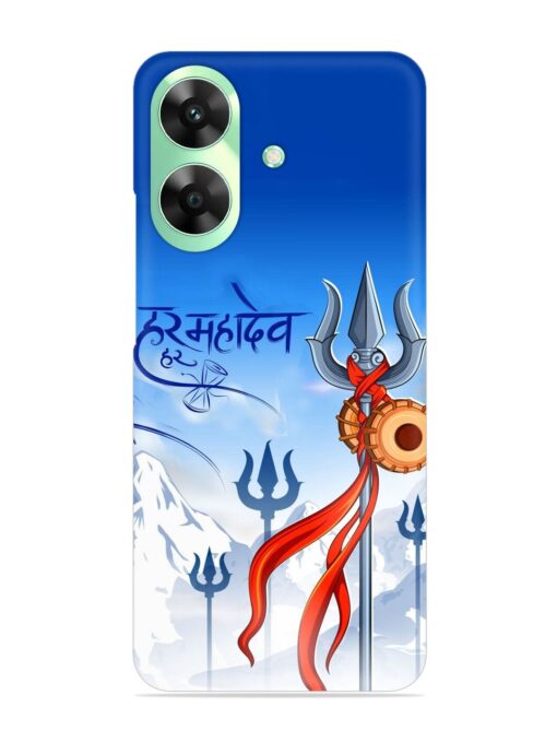 Har Har Mahadev Trishul Snap Case for Realme C61 Zapvi