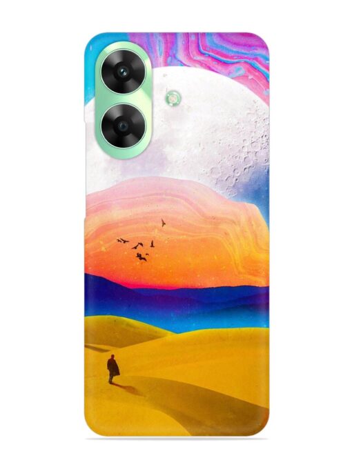 Sandy Desert Snap Case for Realme C61 Zapvi