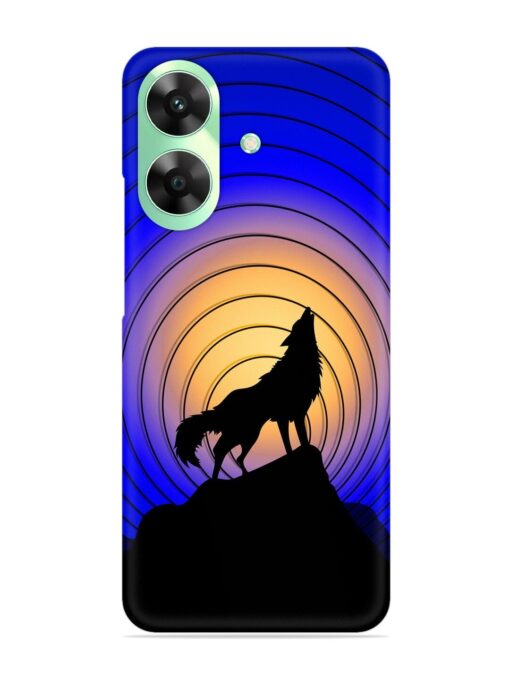 Fox Roaring Design Snap Case for Realme C61 Zapvi