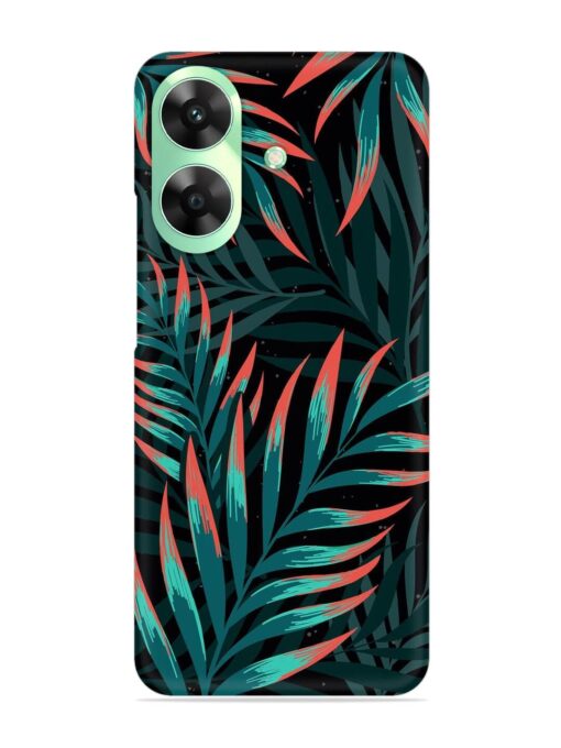 Green Leaf Art Snap Case for Realme C61 Zapvi