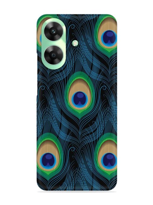 Seamless Pattern Peacock Snap Case for Realme C61