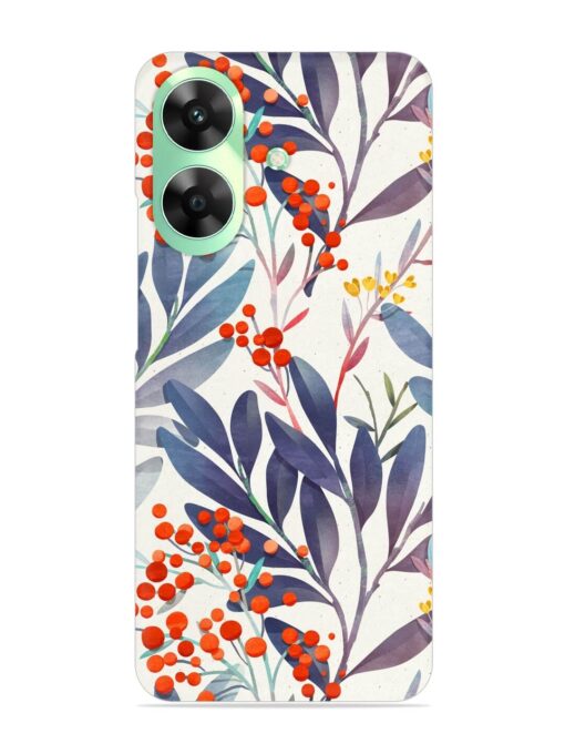 Seamless Floral Pattern Snap Case for Realme C61