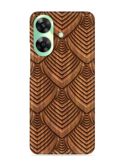 Carved Pattern On Snap Case for Realme C61 Zapvi