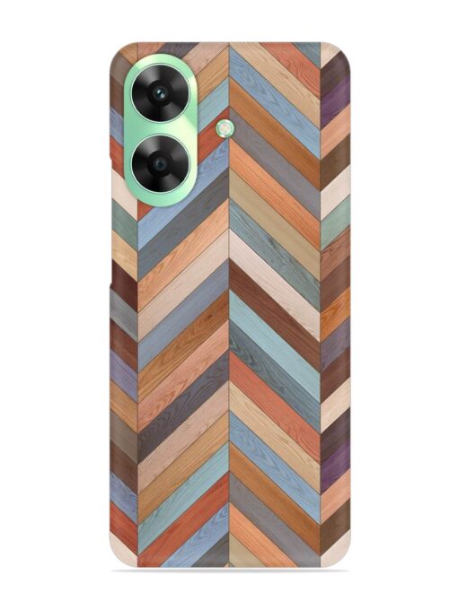 Seamless Wood Parquet Snap Case for Realme C61 Zapvi