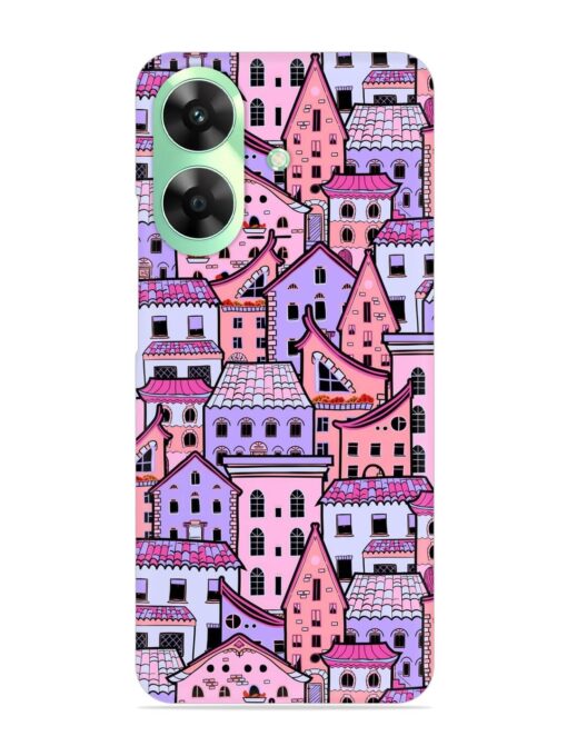 Seamless Pattern Houses Snap Case for Realme C61