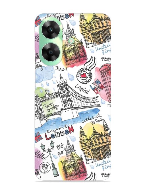 Vector London Landmark Snap Case for Realme C61 Zapvi