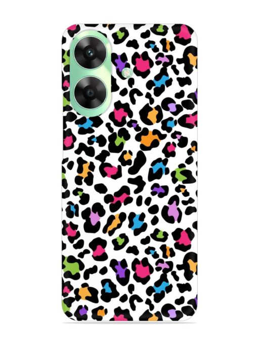 Seamless Leopard Pattern Snap Case for Realme C61 Zapvi