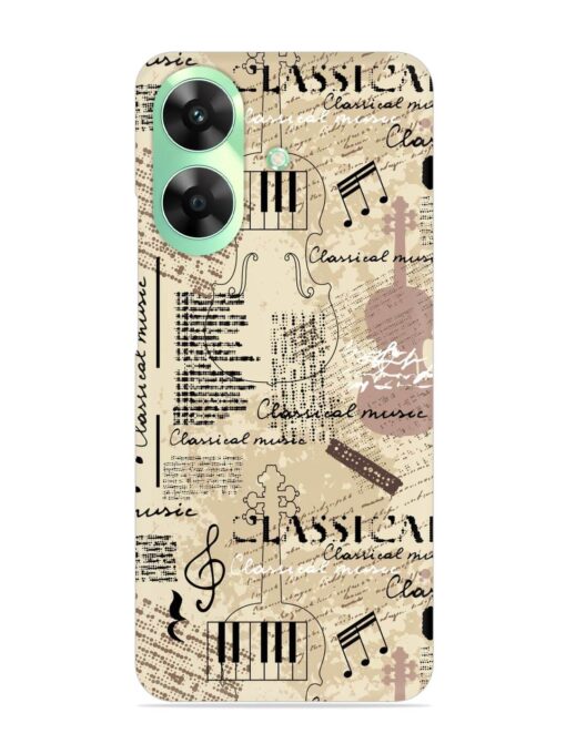 Classical Music Lpattern Snap Case for Realme C61