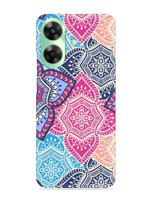 Ethnic Floral Seamless Snap Case for Realme C61 Zapvi