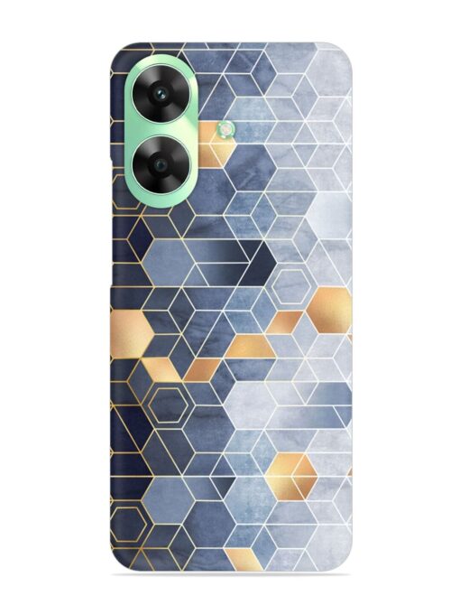 Geometric Abstraction Hexagons Snap Case for Realme C61 Zapvi