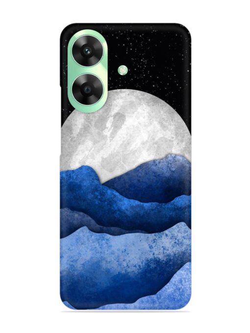 Full Moon Mountain Vector Snap Case for Realme C61 Zapvi