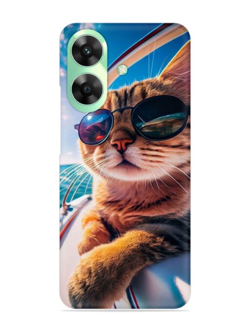 Cat In Style Snap Case for Realme C61 Zapvi