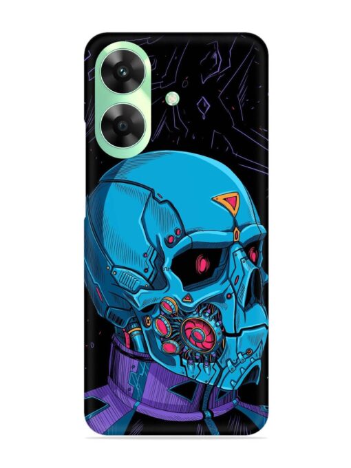 Skull Robo Vector Snap Case for Realme C61 Zapvi