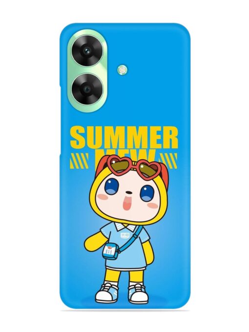 Summer Mew Cartoon Snap Case for Realme C61