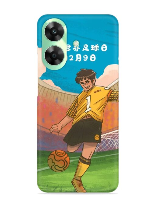 Soccer Kick Snap Case for Realme C61 Zapvi