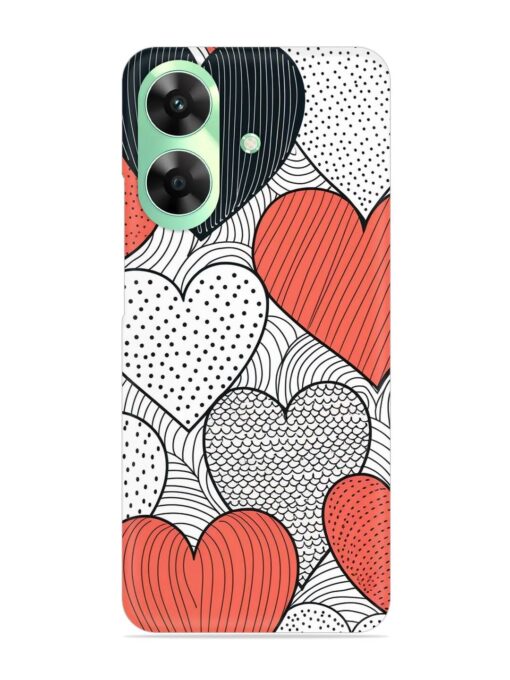 Girly Heart Seamless Snap Case for Realme Narzo N61