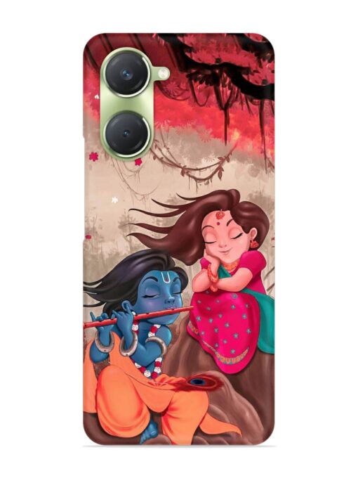 Radhe Krishna Water Art Snap Case for Vivo T3 Lite (5G) Zapvi