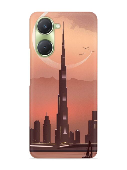 Landmark Burj Khalifa Snap Case for Vivo T3 Lite (5G) Zapvi