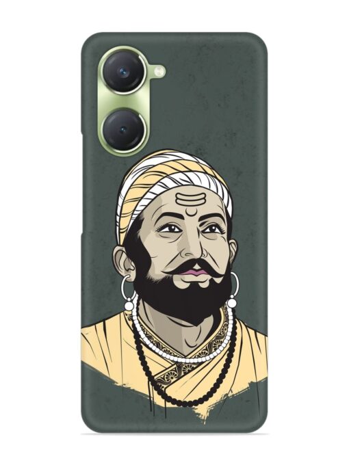 Shivaji Maharaj Vector Art Snap Case for Vivo T3 Lite (5G) Zapvi