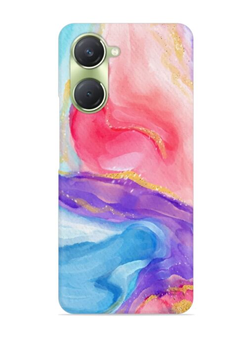 Watercolor Gradient Snap Case for Vivo T3 Lite (5G)