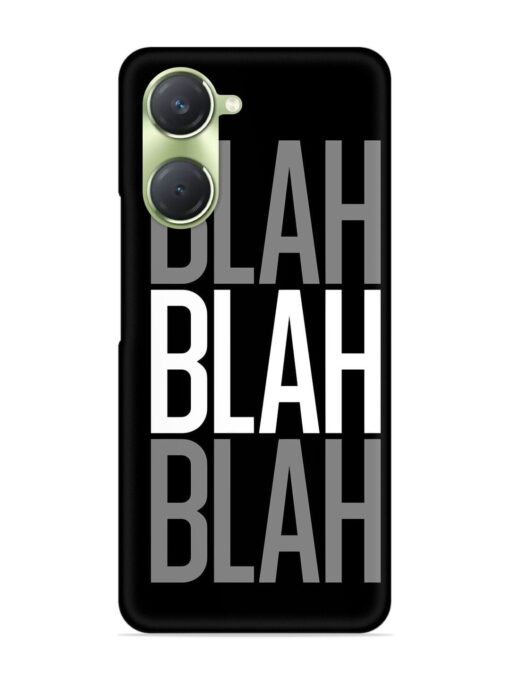 Blah Blah Blah Wallpaper Snap Case for Vivo T3 Lite (5G)