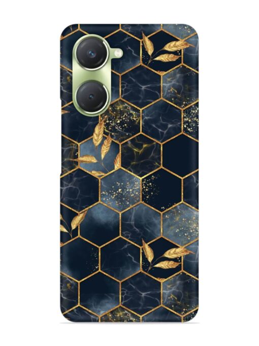 Marble Hexagon Seamless Snap Case for Vivo T3 Lite (5G) Zapvi