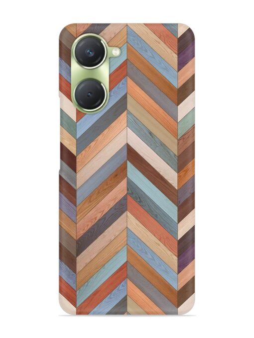 Seamless Wood Parquet Snap Case for Vivo T3 Lite (5G) Zapvi