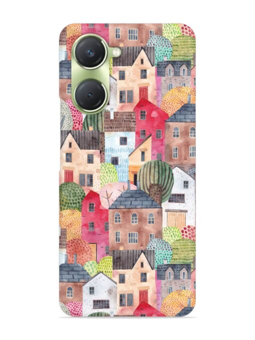 Abstract Seamless Pattern Snap Case for Vivo T3 Lite (5G)