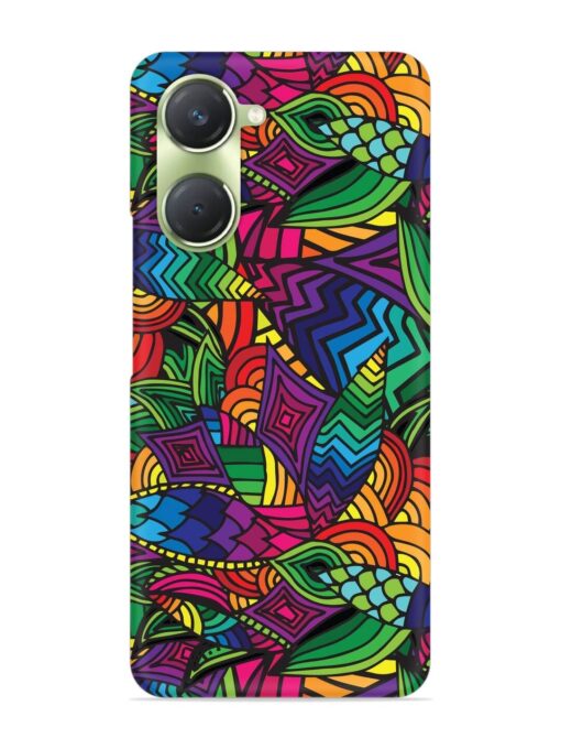 Abstract Multicolor Seamless Snap Case for Vivo T3 Lite (5G) Zapvi