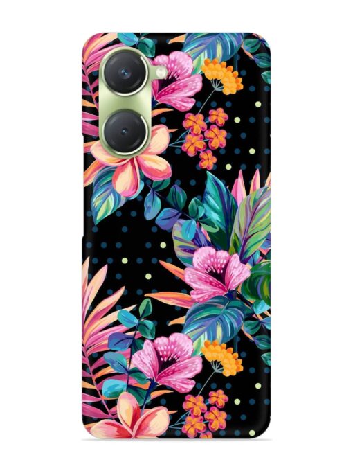 Seamless Floral Pattern Snap Case for Vivo T3 Lite (5G) Zapvi