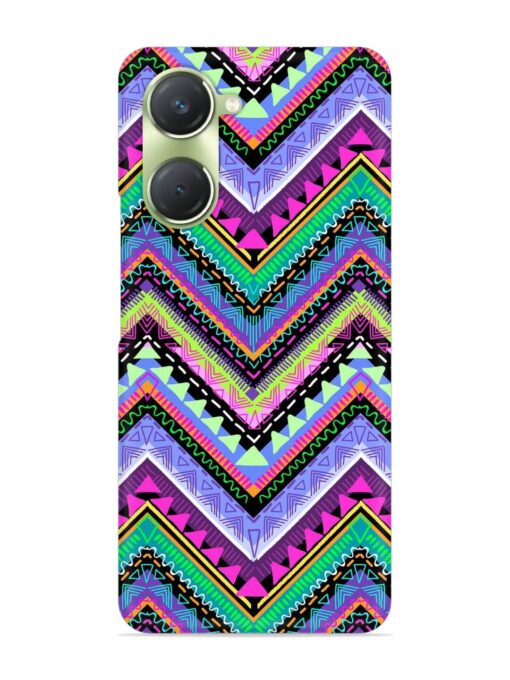 Tribal Aztec Print Snap Case for Vivo T3 Lite (5G)