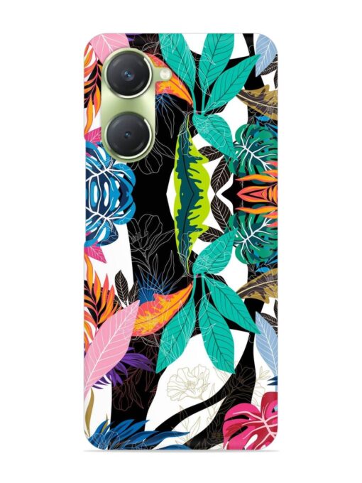 Floral Pattern Bright Snap Case for Vivo T3 Lite (5G) Zapvi