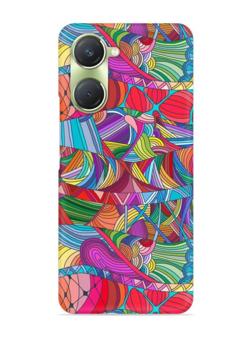 Seamless Patterns Hand Drawn Snap Case for Vivo T3 Lite (5G)