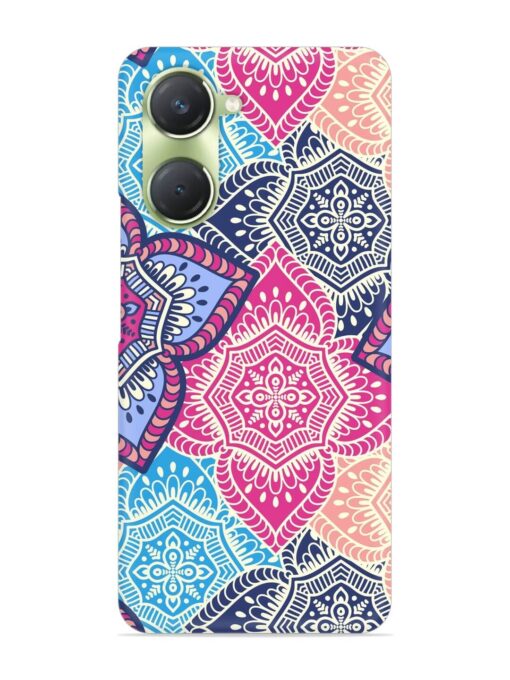 Ethnic Floral Seamless Snap Case for Vivo T3 Lite (5G) Zapvi