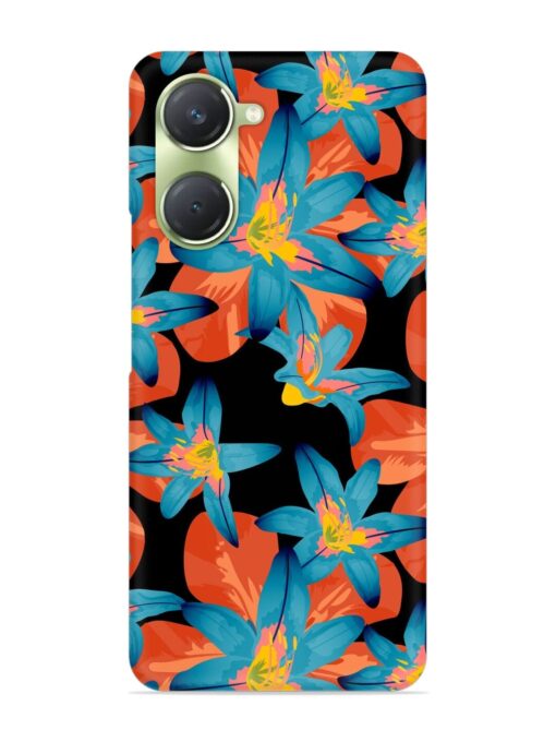 Philippine Flowers Seamless Snap Case for Vivo T3 Lite (5G) Zapvi