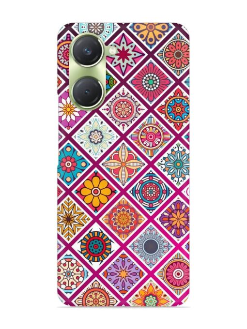 Seamless Tile Pattern Snap Case for Vivo T3 Lite (5G) Zapvi