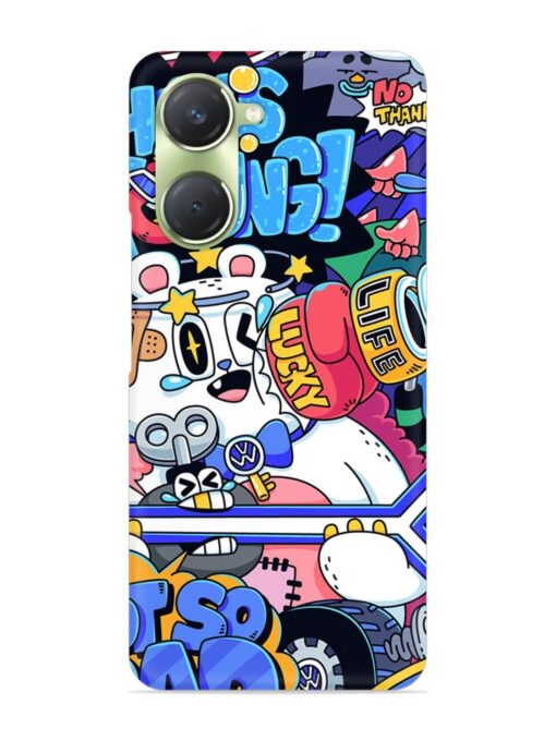 Universal Doodle Snap Case for Vivo T3 Lite (5G)