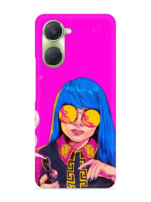 Aesthetic Anime Girl Snap Case for Vivo T3 Lite (5G)