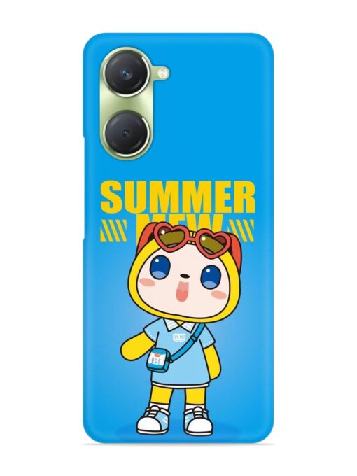 Summer Mew Cartoon Snap Case for Vivo T3 Lite (5G)