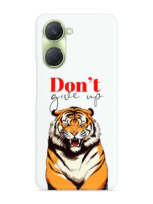 Don'T Give Up Tiger Art Snap Case for Vivo T3 Lite (5G) Zapvi