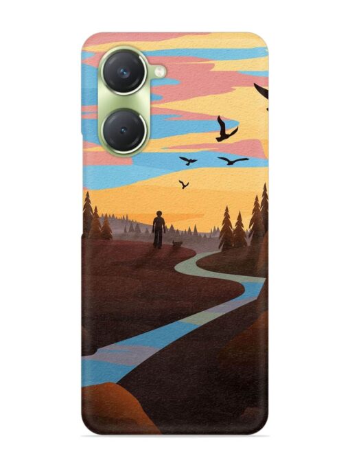 Natural Landscape Art Snap Case for Vivo T3 Lite (5G) Zapvi