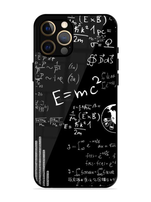 E=Mc2 Mass?Energy Equivalence Glossy Metal Phone Cover for Apple Iphone 12 Pro Max Zapvi