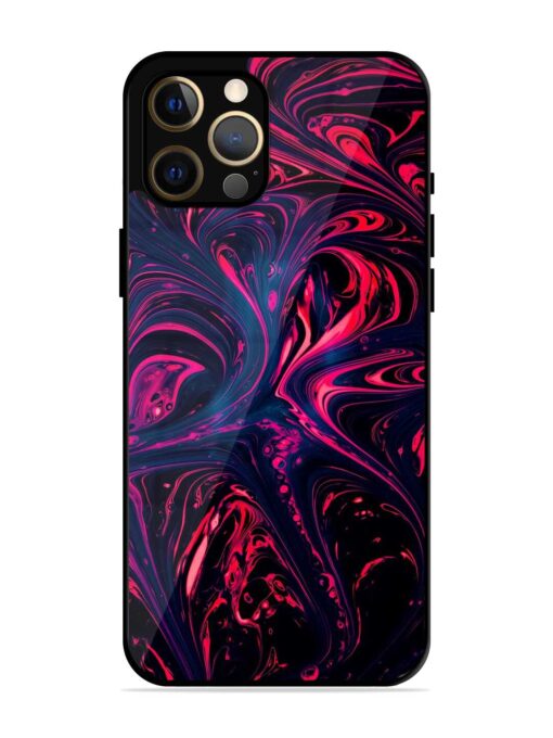 Abstract Background Glossy Metal Phone Cover for Apple Iphone 12 Pro Max Zapvi