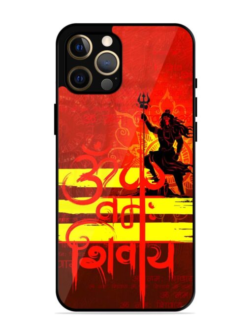 Illustration Lord Shiva Glossy Metal TPU Phone Cover for Apple Iphone 12 Pro Max Zapvi