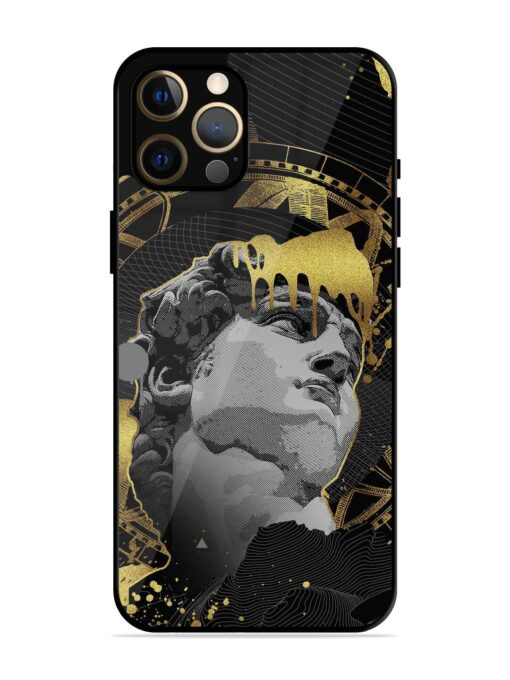 Roman Face Glossy Metal Phone Cover for Apple Iphone 12 Pro Max