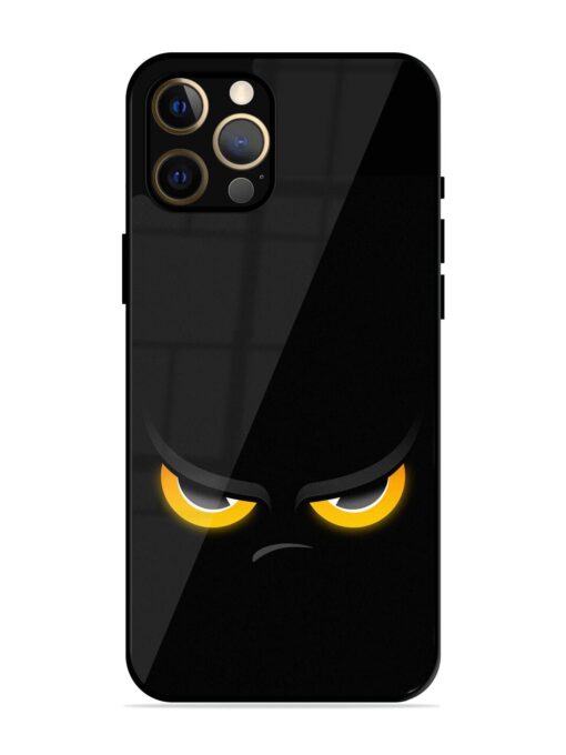 Scary Yellow Eye Glossy Metal TPU Phone Cover for Apple Iphone 12 Pro Max