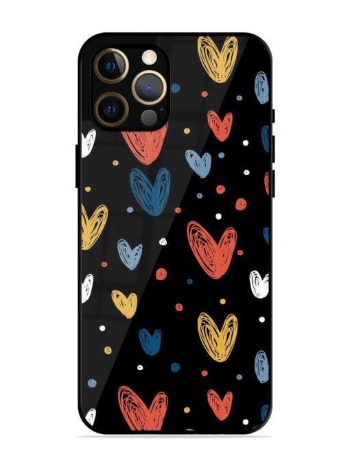 Happy Valentines Day Glossy Metal TPU Phone Cover for Apple Iphone 12 Pro Max