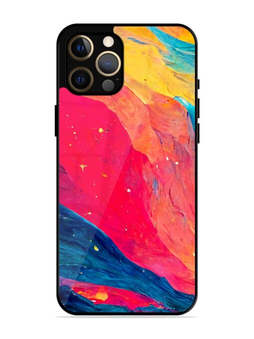 Starry Night Glossy Metal Phone Cover for Apple Iphone 12 Pro Max