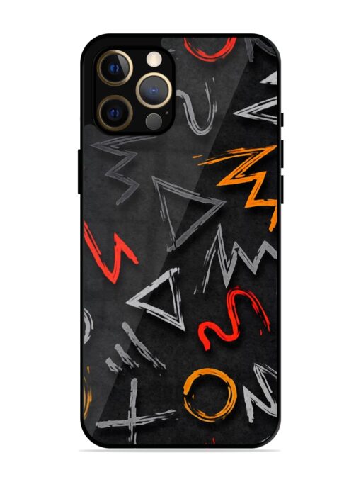 Grungy Graffiti Glossy Metal Phone Cover for Apple Iphone 12 Pro Max Zapvi